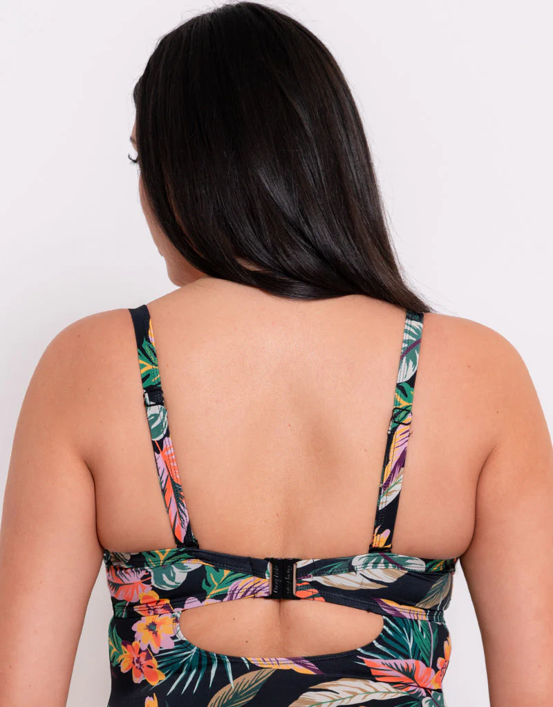 Curvy Kate Cuba Libre Padded Plunge Swimsuit Print Mix - Image 5