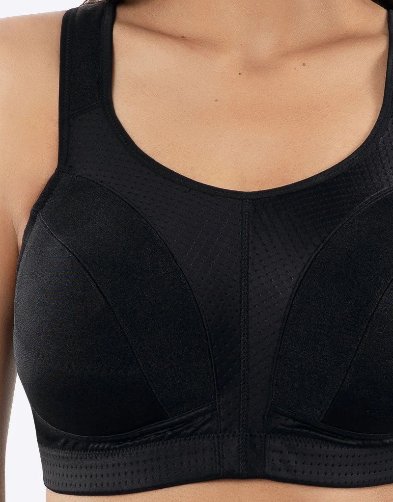 Parfait Wire-Free Active Sports Bra Black - Image 5